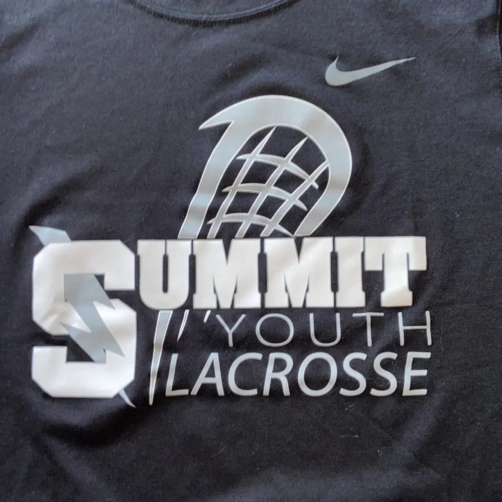 NIKE Lacrosse Team Uniform Set Dri-Fit Tee T-Shirt • Allison Athletics Shorts - Picture 3 of 8
